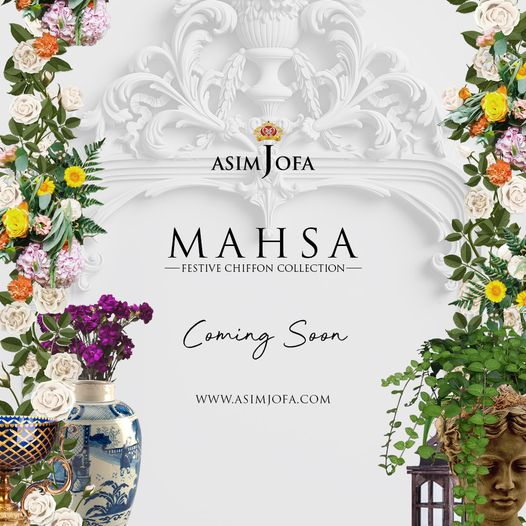 ASIM JOFA MAHSA - FESTIVE CHIFFON COLLECTION