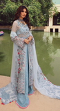 ANAYA BY KIRAN CHAUDHRY OPULENCE CHIFFON COLLECTION AQUA