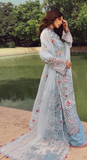 ANAYA BY KIRAN CHAUDHRY OPULENCE CHIFFON COLLECTION AQUA