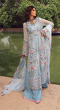 ANAYA BY KIRAN CHAUDHRY OPULENCE CHIFFON COLLECTION AQUA